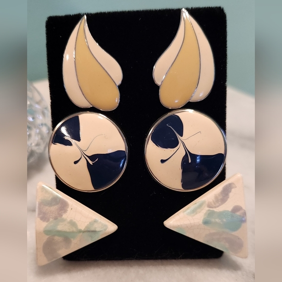 80"s earrings and bangle - Picture 3 of 3